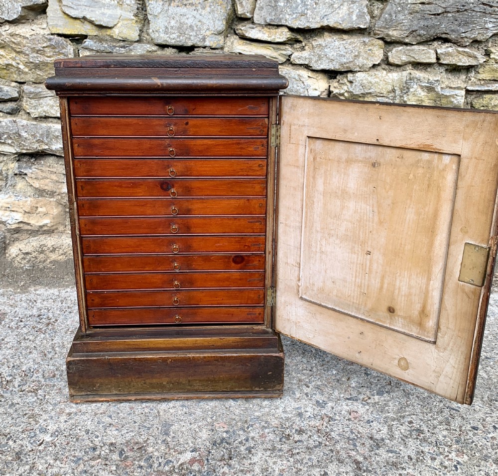 Georgian Collectors Tabletop Specimen Cabinet