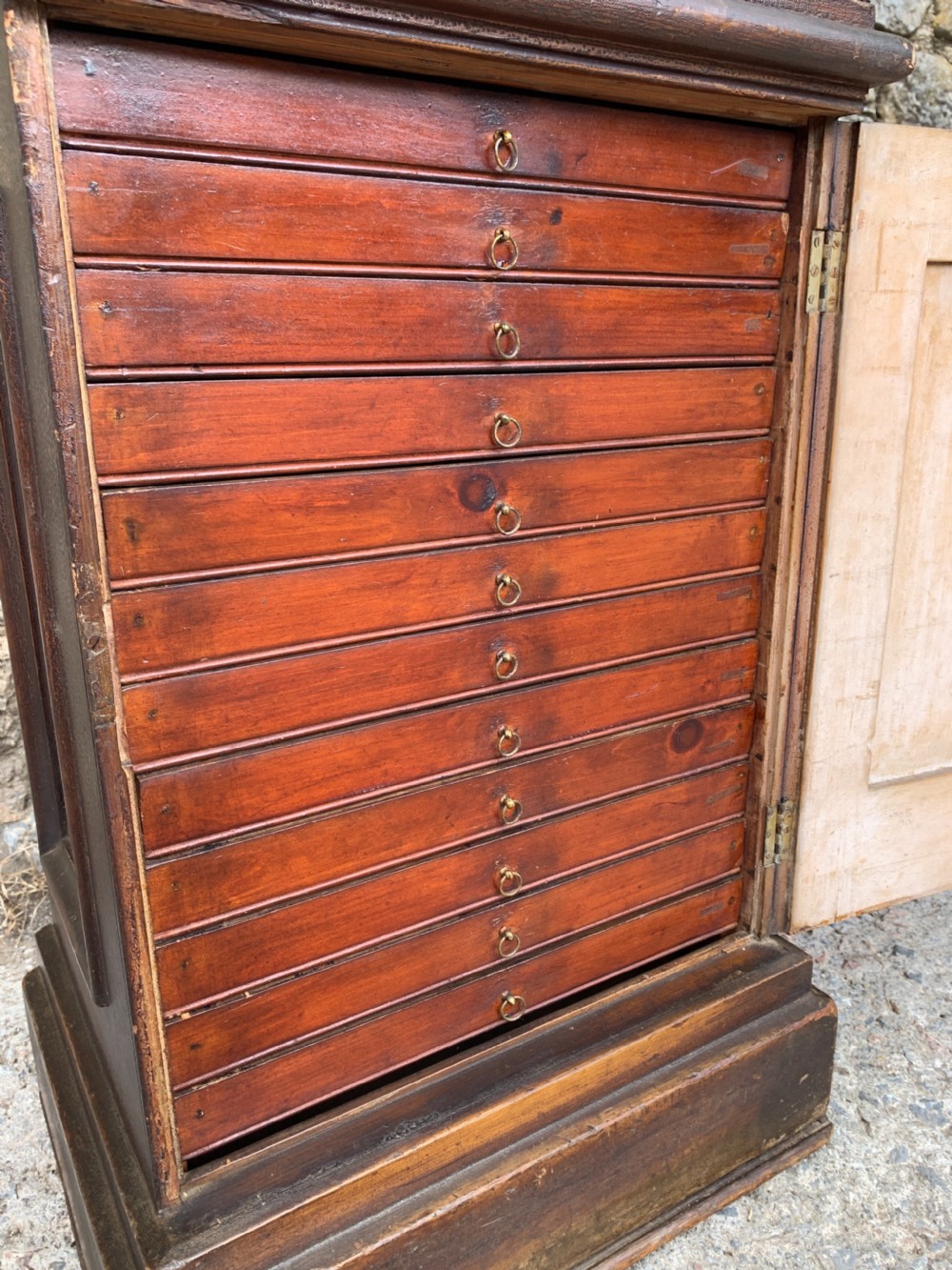 Georgian Collectors Tabletop Specimen Cabinet View X
