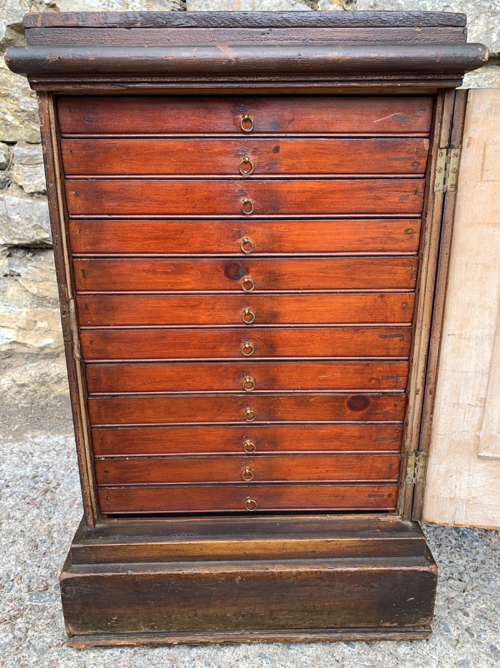 Georgian Collectors Tabletop Specimen Cabinet View XVI