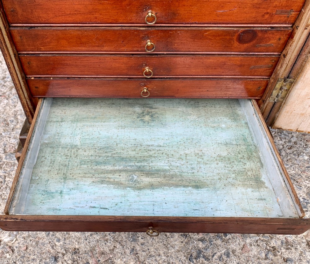Georgian Collectors Tabletop Specimen Cabinet View XIX