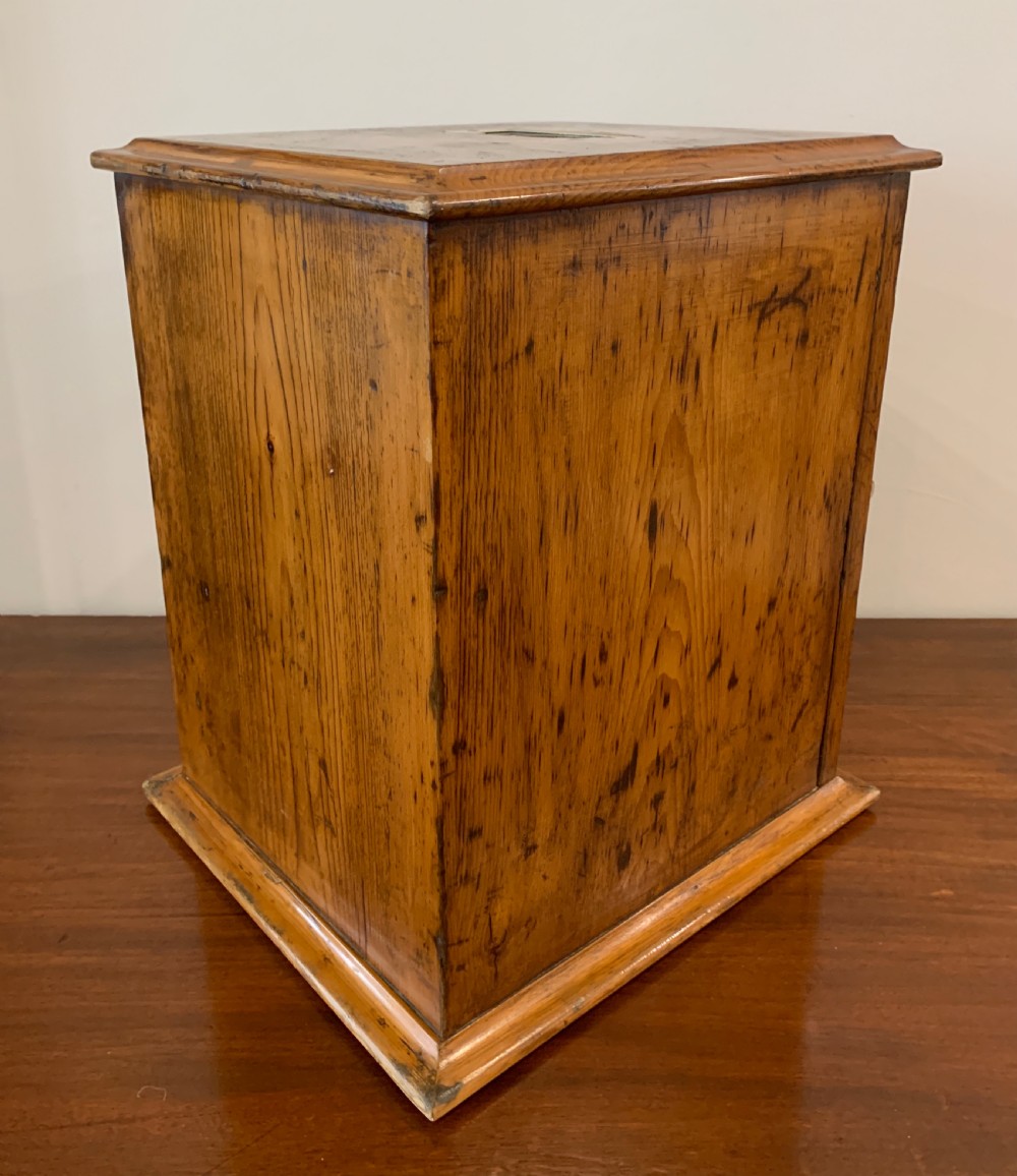 Antique Pine Microscope Slide Cabinet View XIII