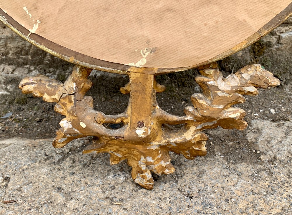 Regency Gilt Convex Mirror with Eagle View XI