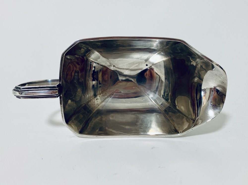 Antique Solid Sterling Silver Gravy Boat Jug View XI