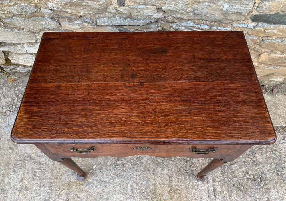 18th Century Oak Pad Foot Lowboy View IV