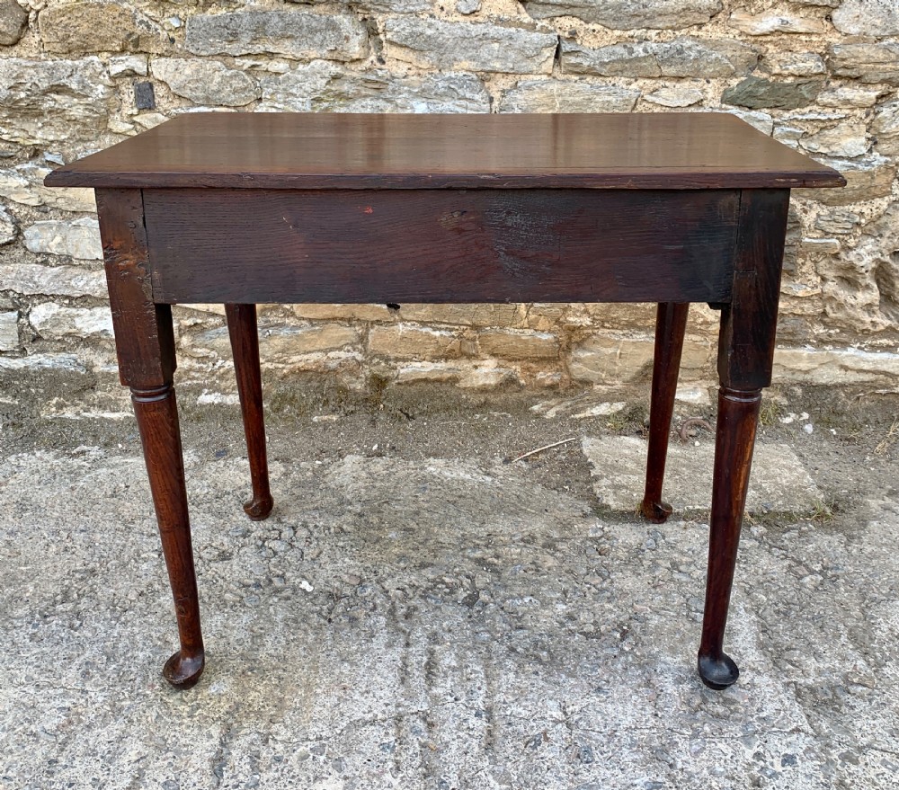 18th Century Oak Pad Foot Lowboy View VIII
