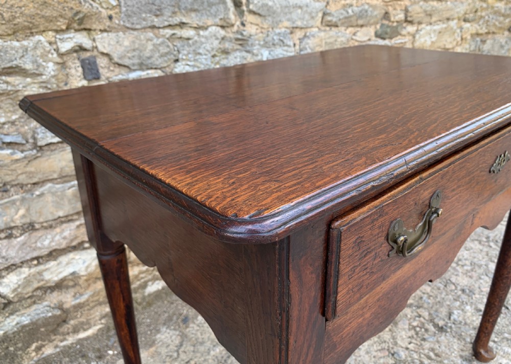 18th Century Oak Pad Foot Lowboy View XIII