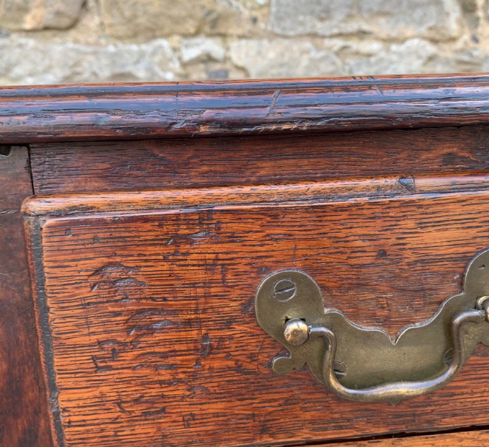 18th Century Oak Pad Foot Lowboy View XV