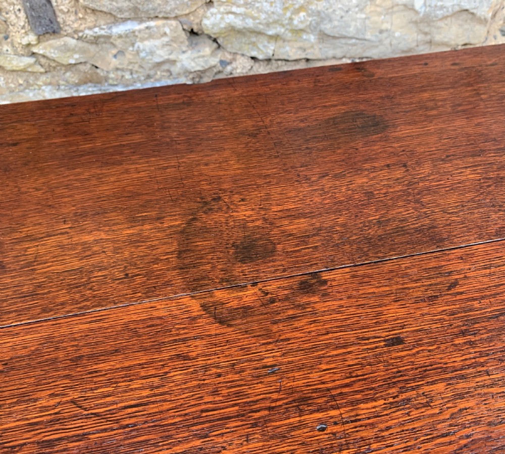 18th Century Oak Pad Foot Lowboy View XVII