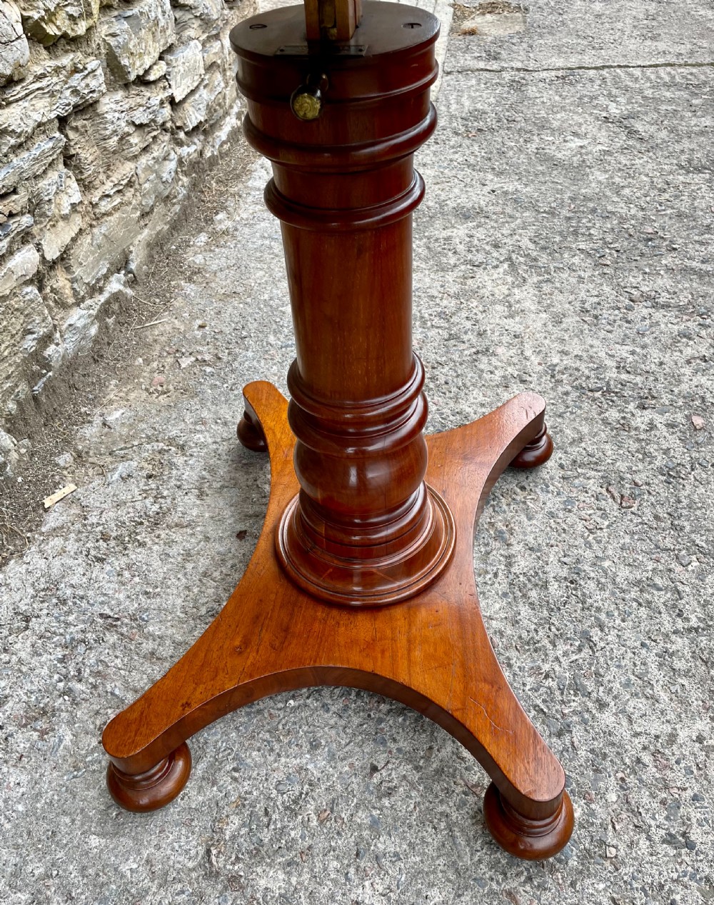 Victorian Mahogany Adjustable Reading Table by Ward View X