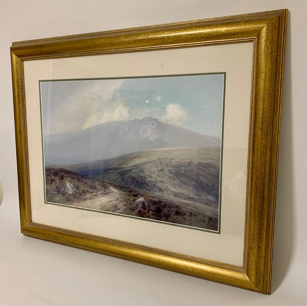 Original Dartmoor Watercolour by Frederick John Widgery View IV
