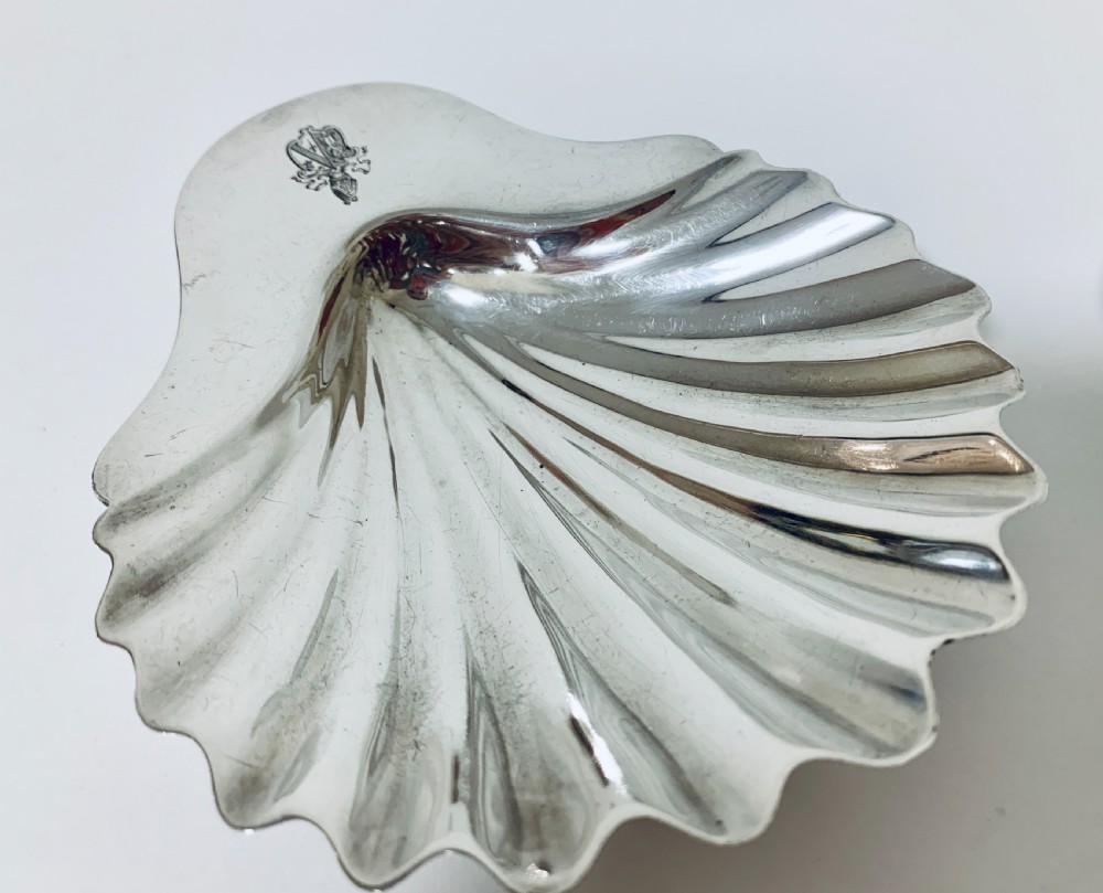 Pair of 18th Century Solid Silver Butter Dishes View VI