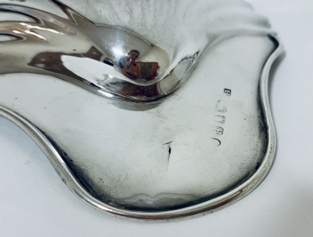 Pair of 18th Century Solid Silver Butter Dishes View XI