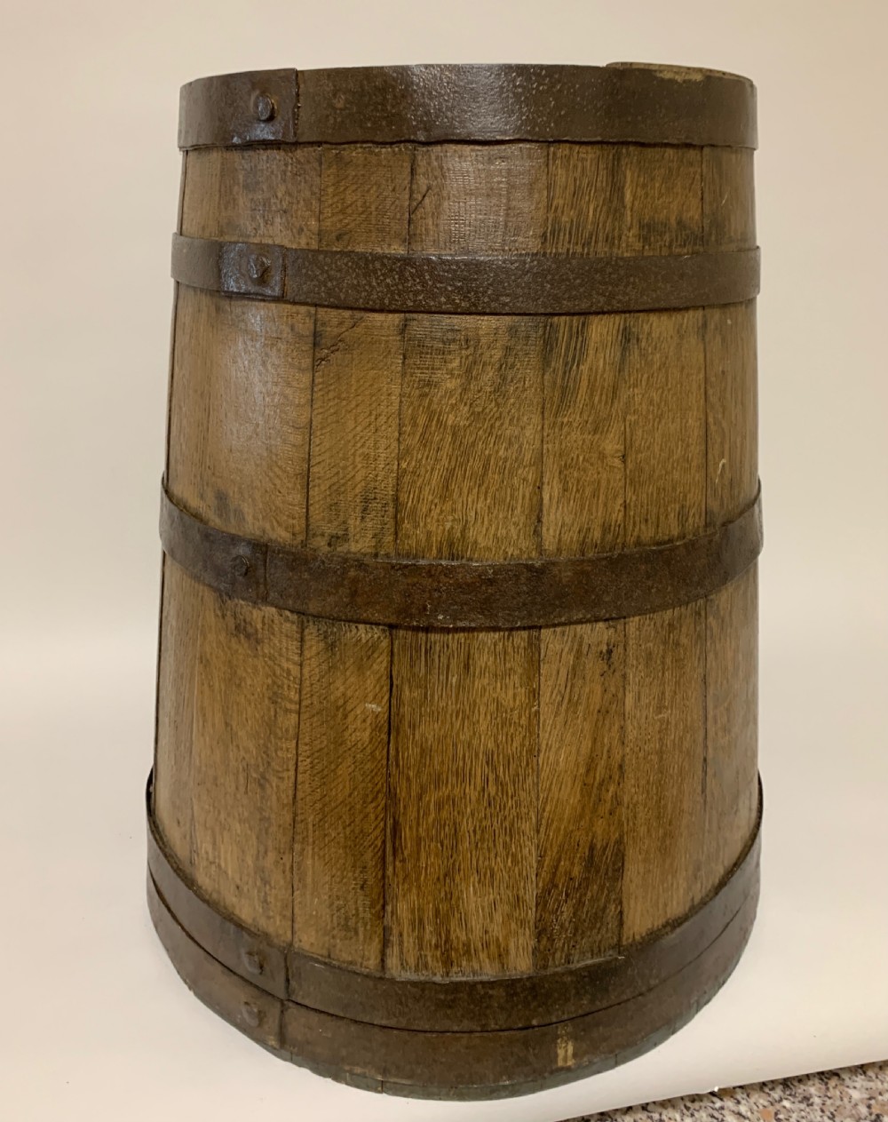 Antique Oak Coopered Barrel  View VII