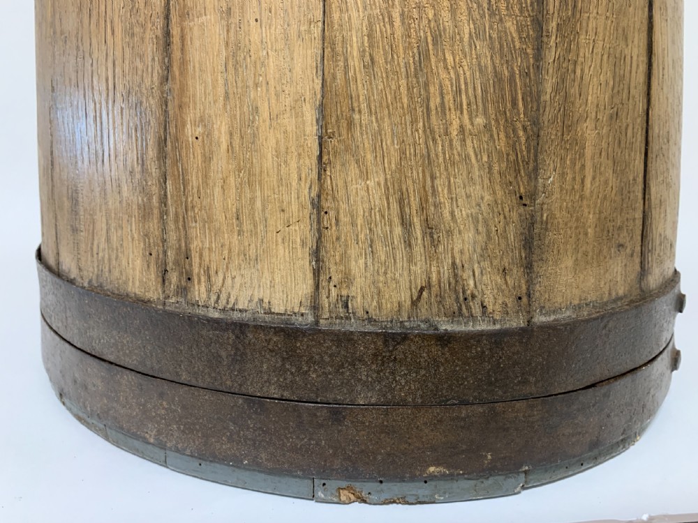 Antique Oak Coopered Barrel  View XI