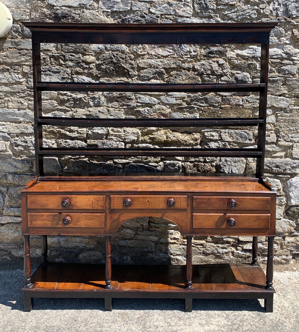 Georgian Oak Potboard Dresser