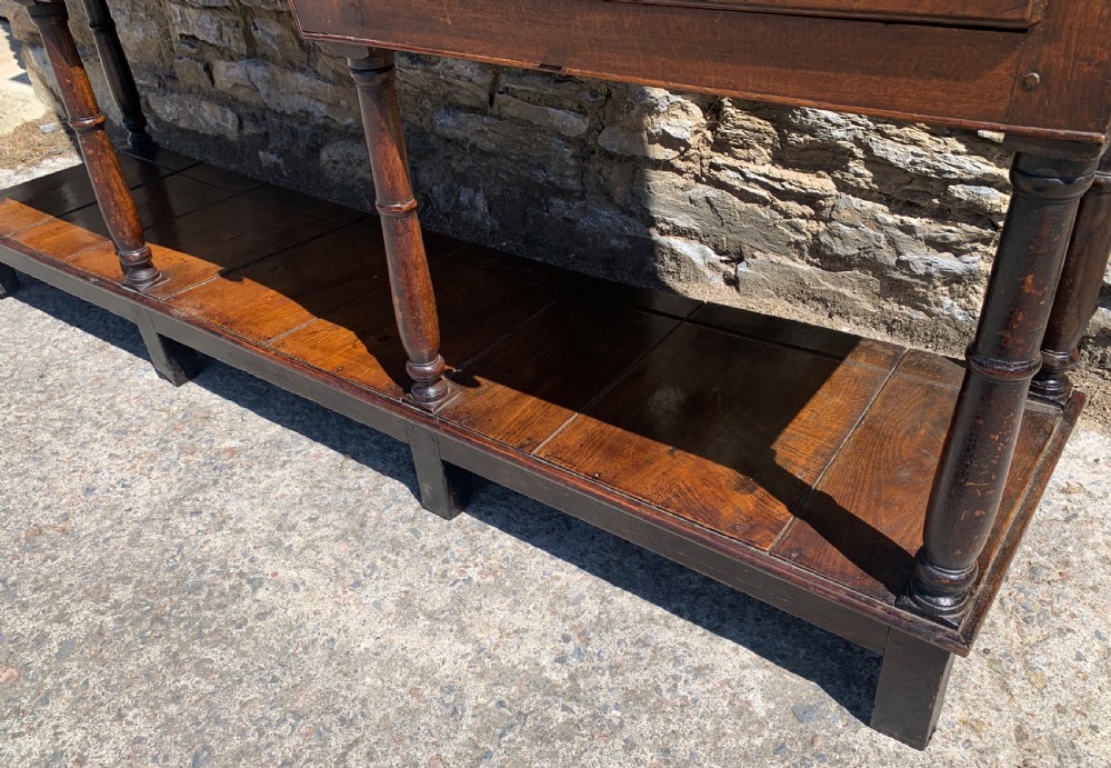 Georgian Oak Potboard Dresser View XI