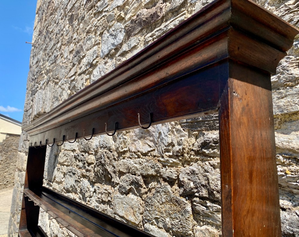 Georgian Oak Potboard Dresser View XV