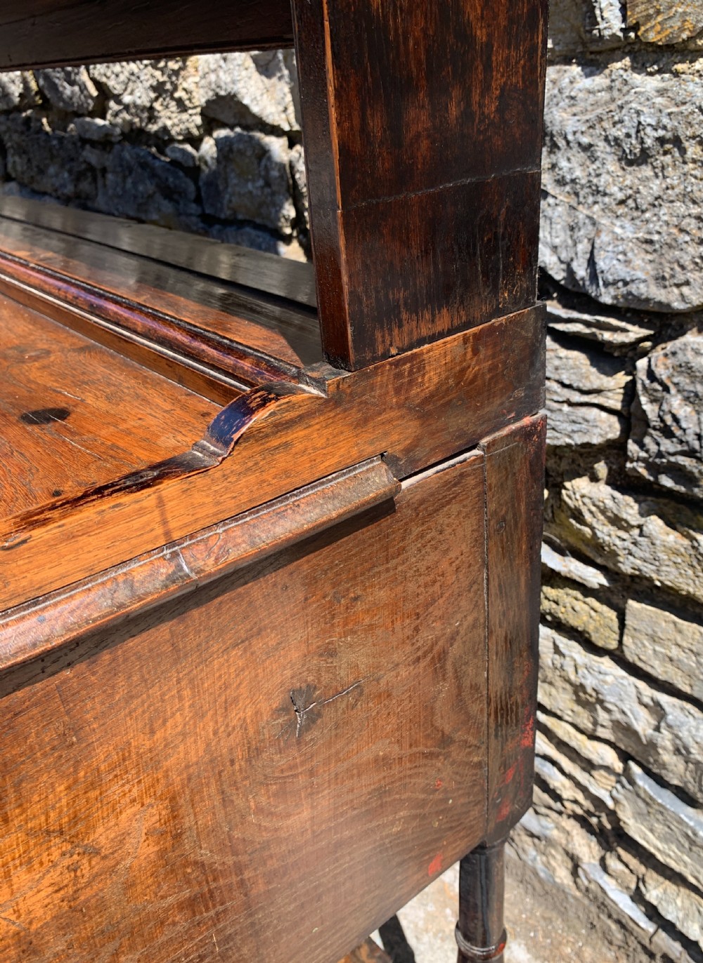 Georgian Oak Potboard Dresser View XXII