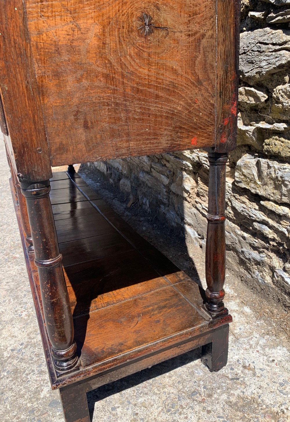 Georgian Oak Potboard Dresser View XXV
