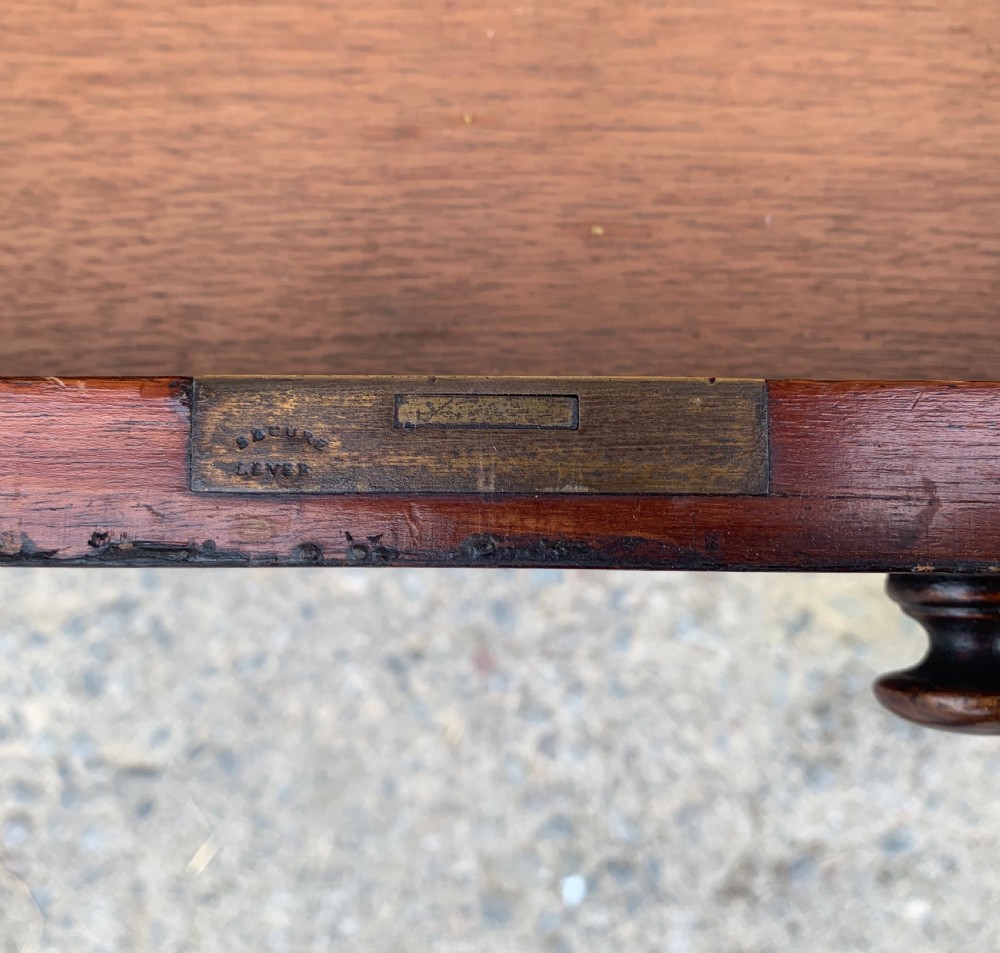 Large Victorian Oak Pedestal Desk View XV
