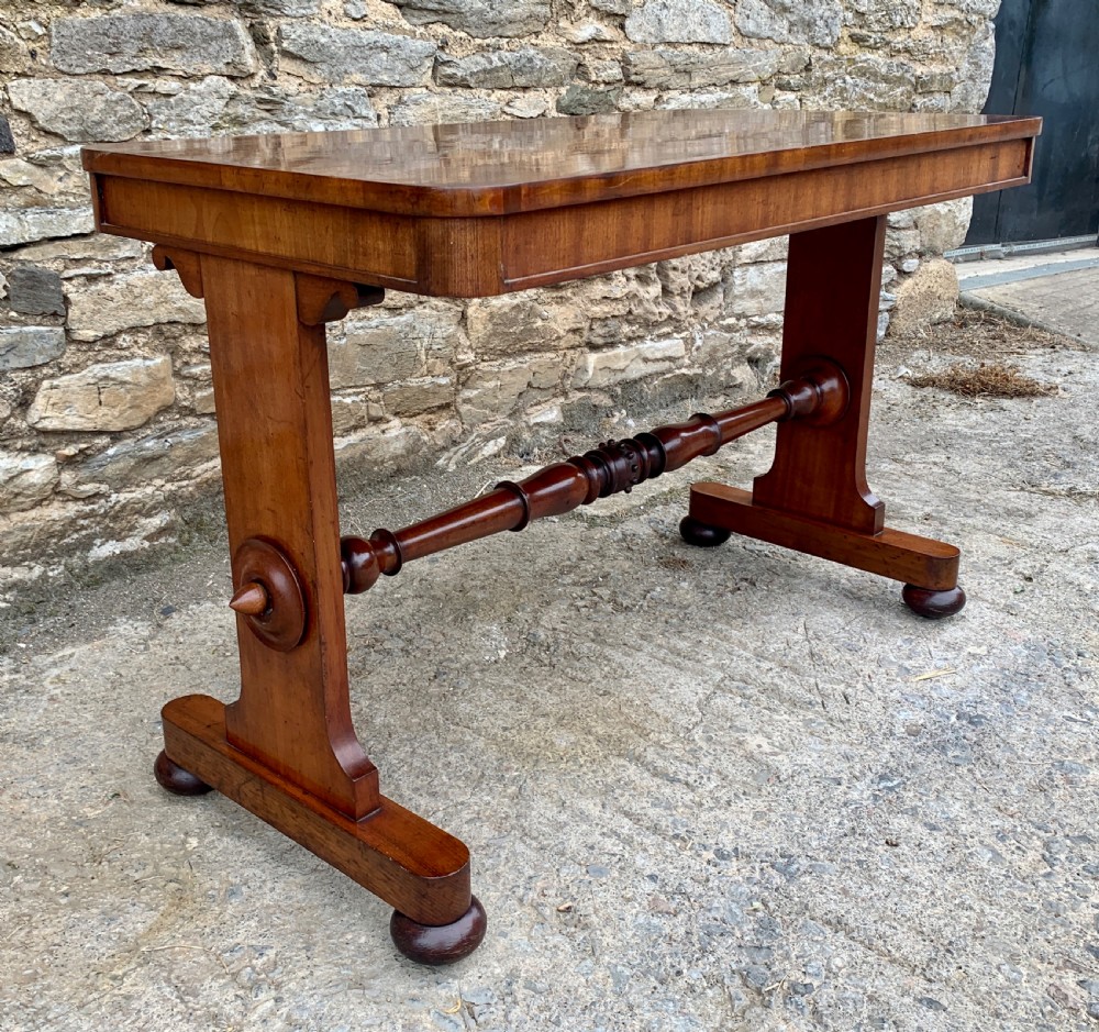 Regency Mahogany Library Writing Table View IV