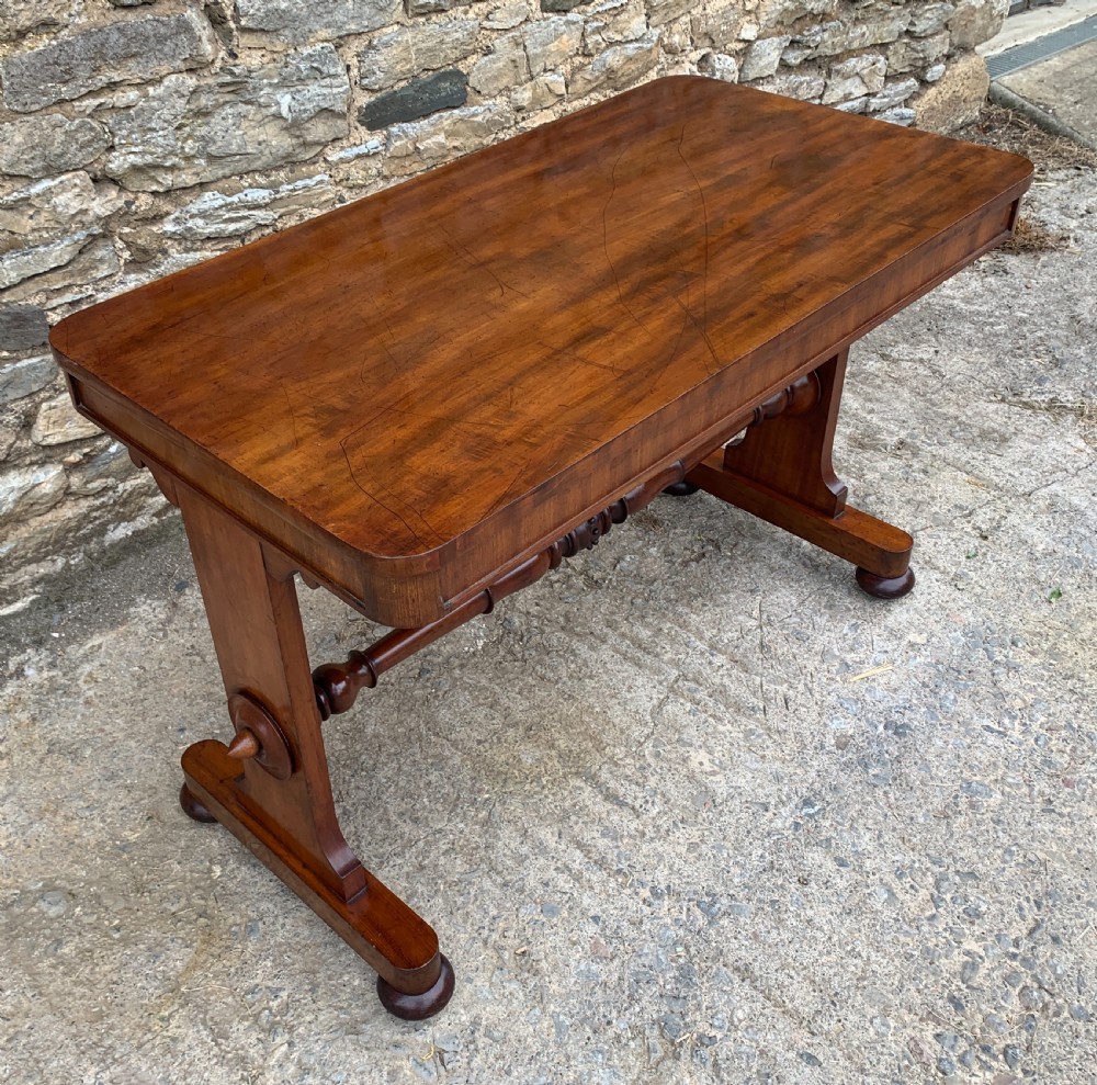Regency Mahogany Library Writing Table View V