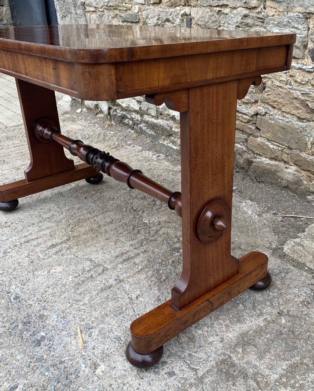 Regency Mahogany Library Writing Table View VIII