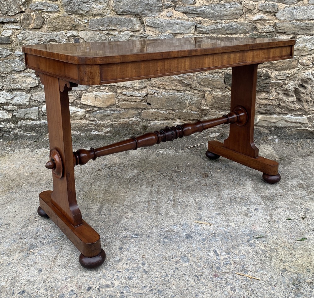 Regency Mahogany Library Writing Table View XII