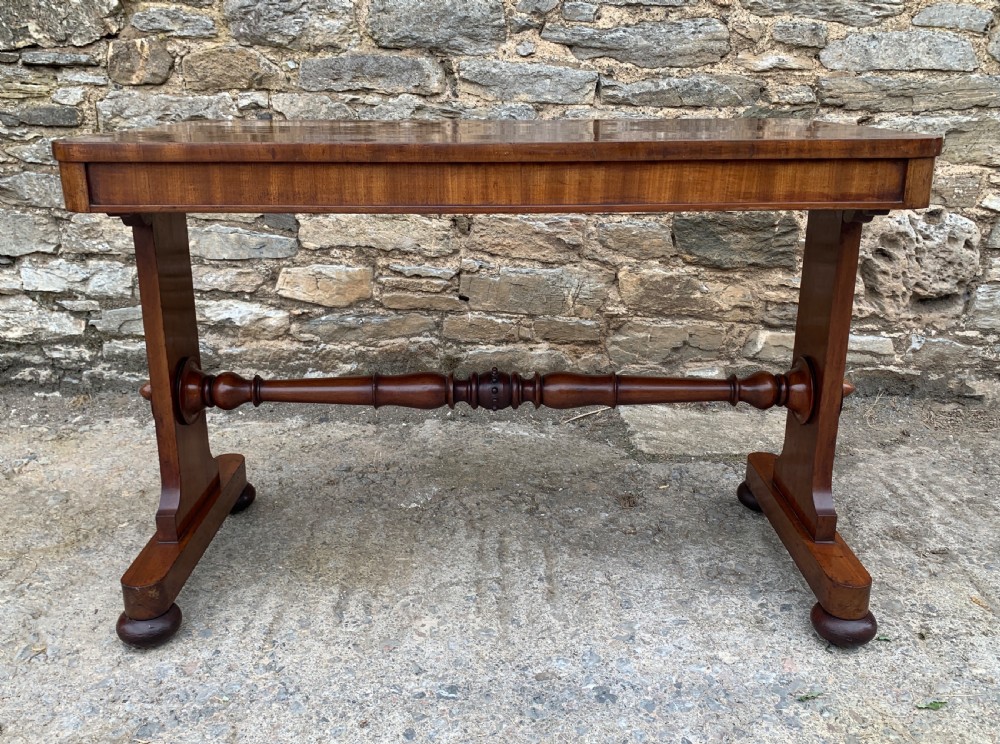 Regency Mahogany Library Writing Table View XIII