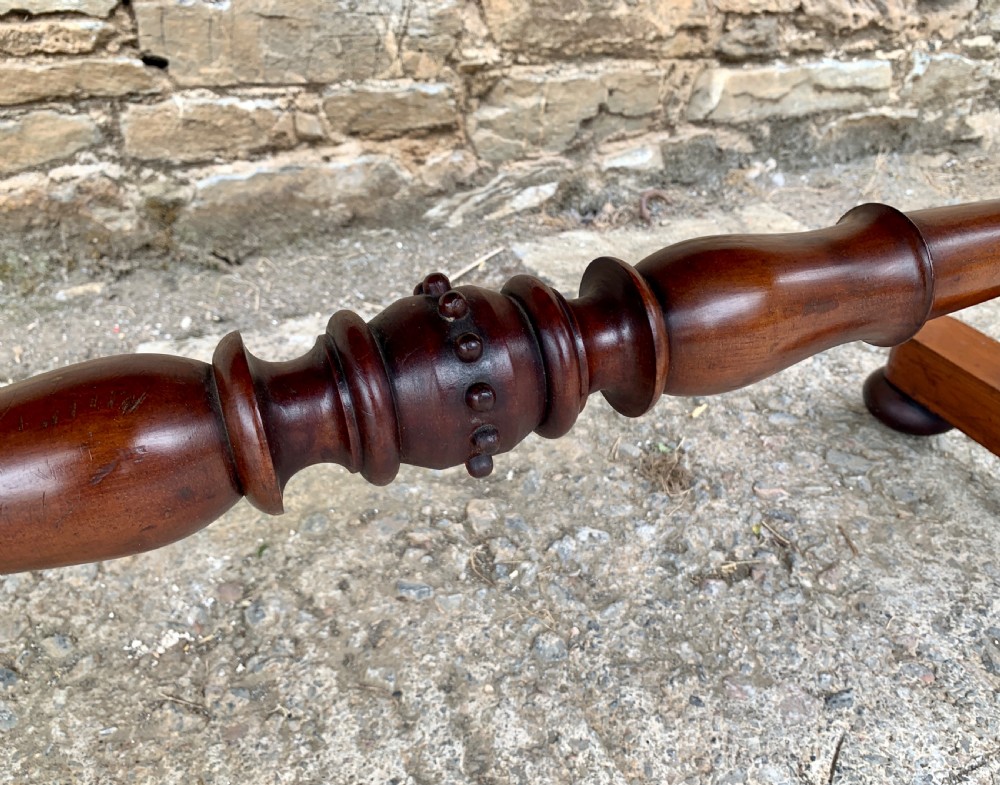 Regency Mahogany Library Writing Table View XV