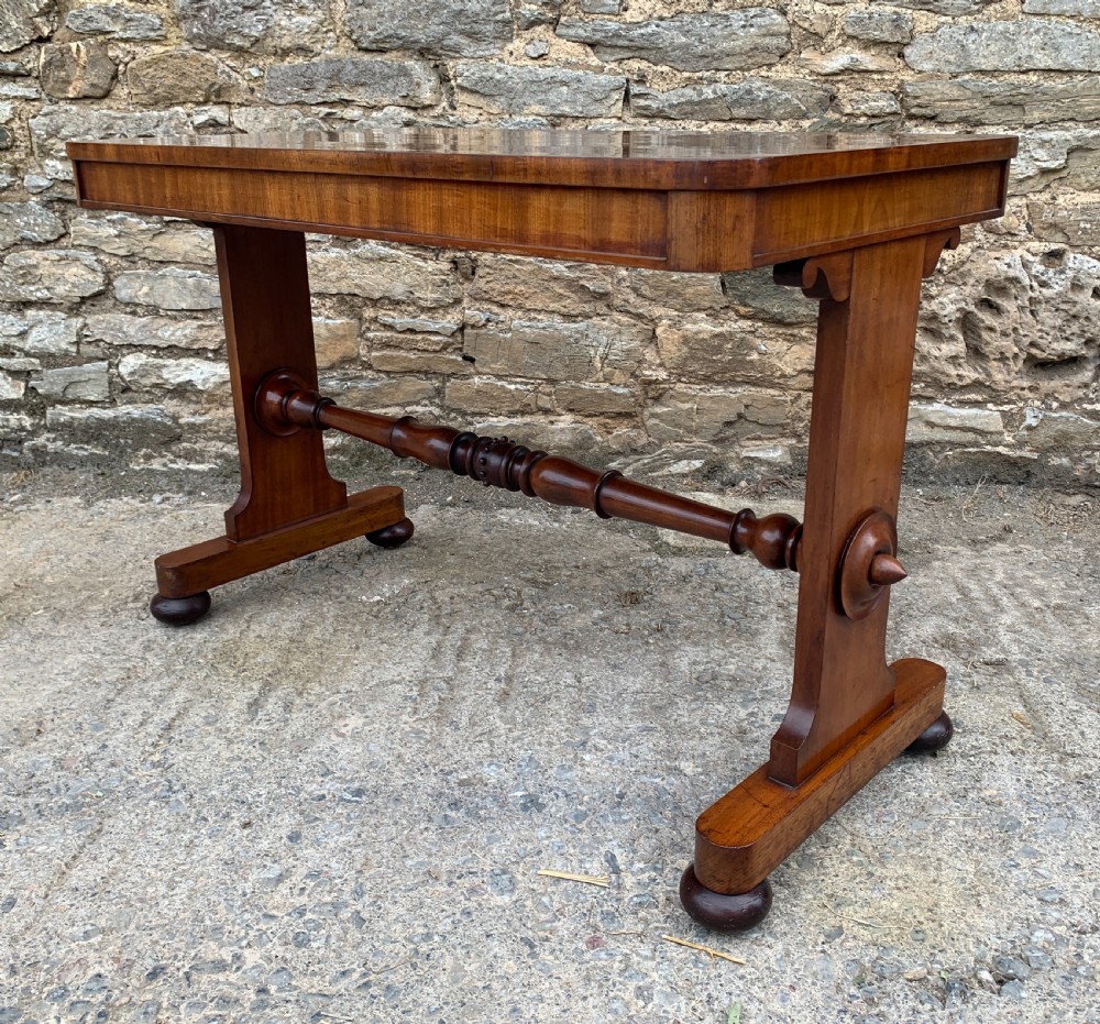 Regency Mahogany Library Writing Table View XVI