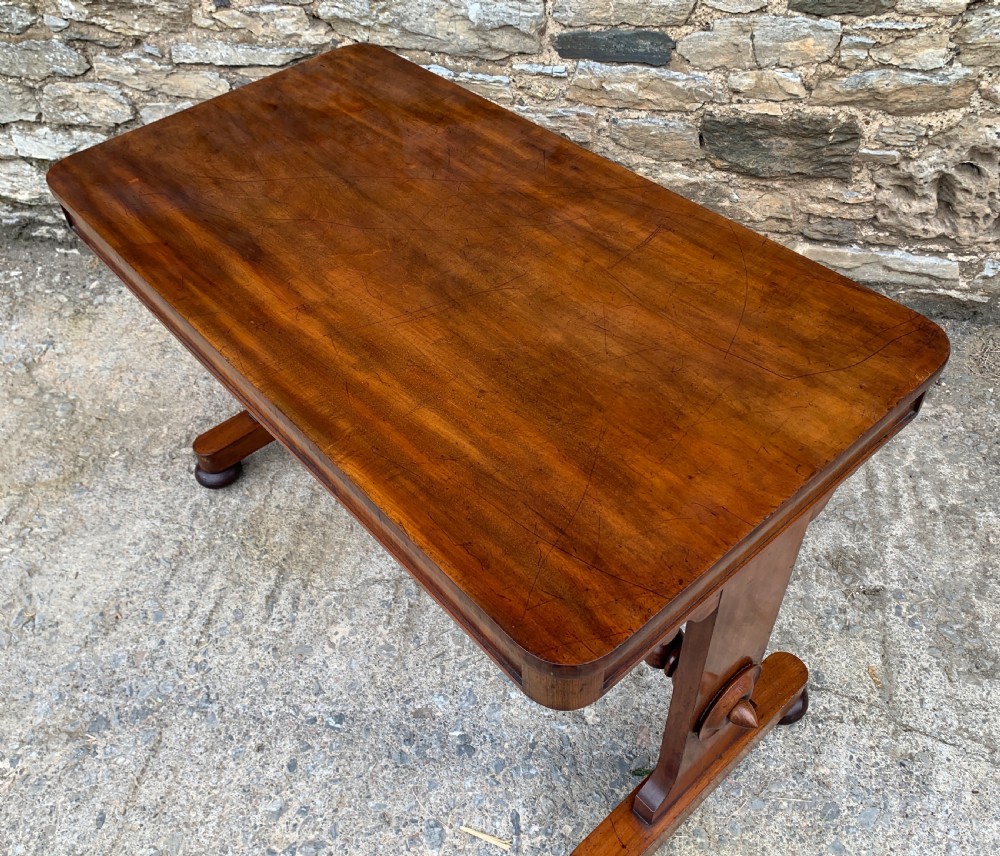 Regency Mahogany Library Writing Table View XIX