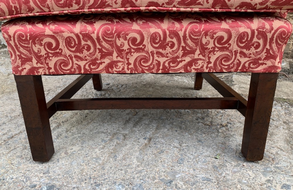 Victorian Mahogany Framed Wing Armchair View VI