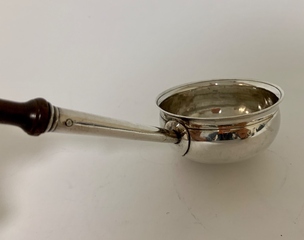 Antique 18th Century George II Solid Sterling Silver Toddy Ladle 1727 View VIII
