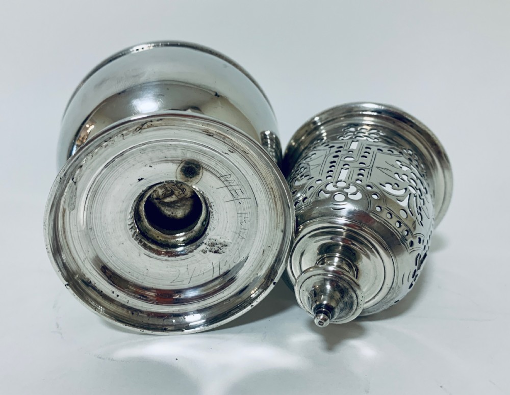 Early 18th Century Solid Sterling Silver Sugar Caster by Thomas Bamford View XIII