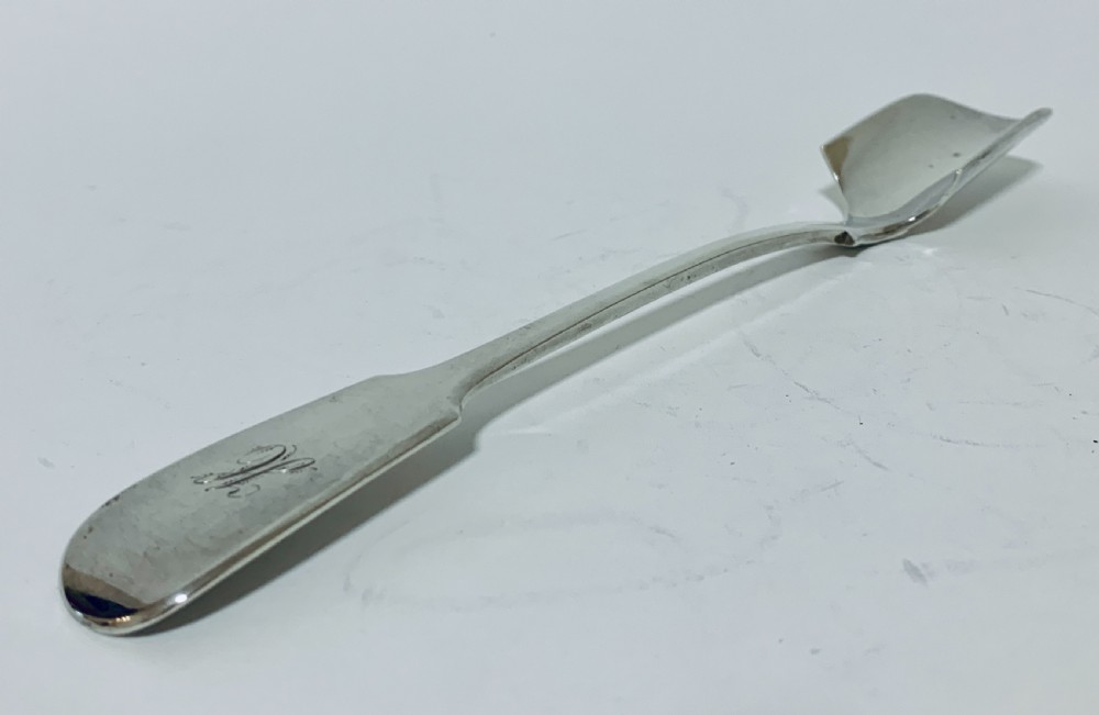 Antique Victorian Solid Sterling Silver Stilton Scoop View IV