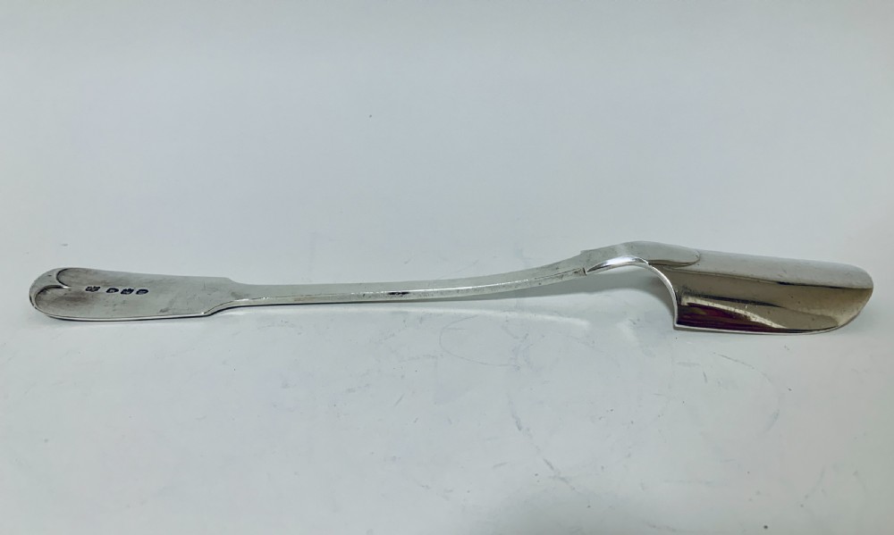 Antique Victorian Solid Sterling Silver Stilton Scoop View VI