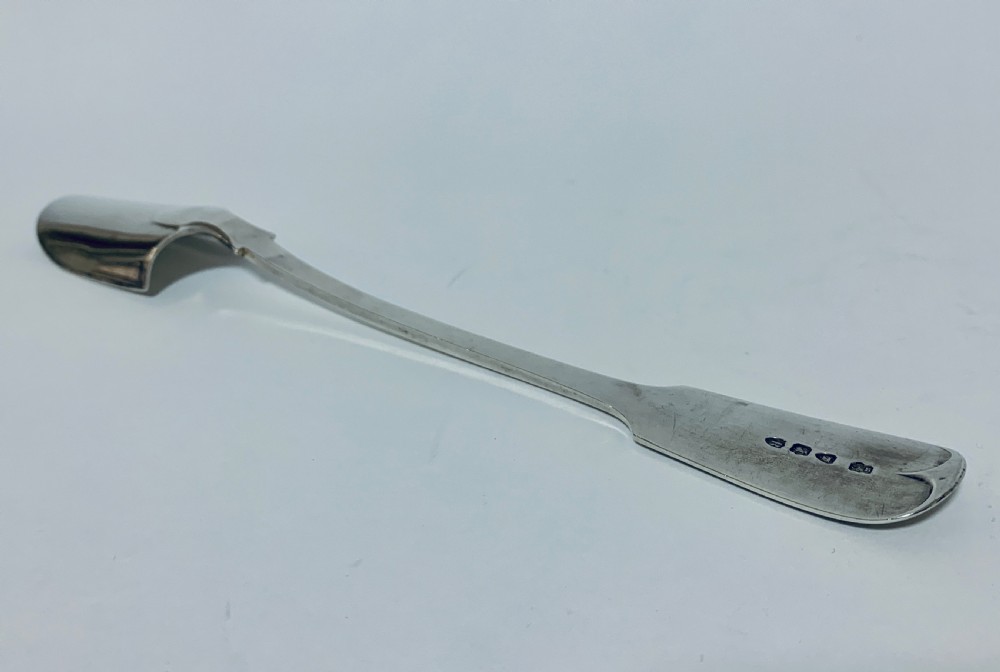 Antique Victorian Solid Sterling Silver Stilton Scoop View XII