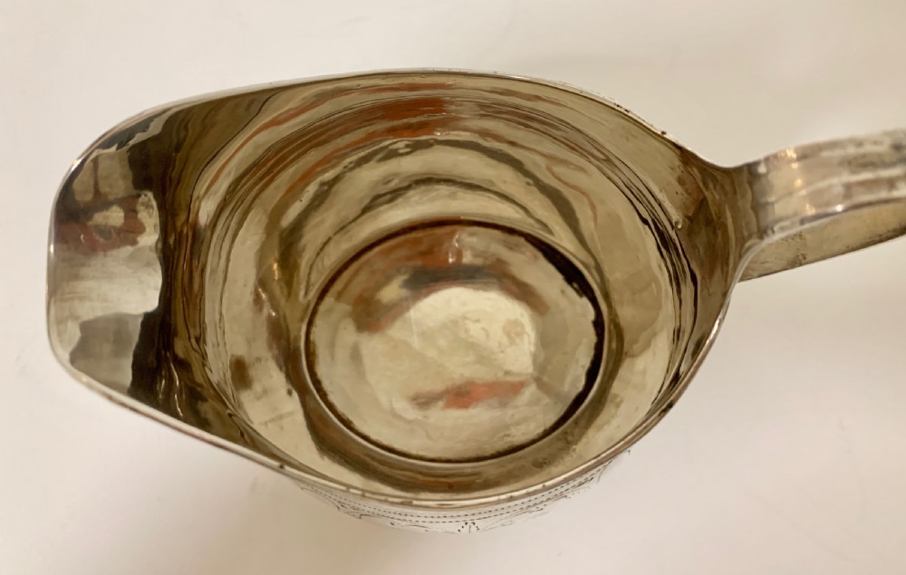 Antique Georgian Solid Sterling Silver Milk or Cream Jug Bateman 1810 View XIII