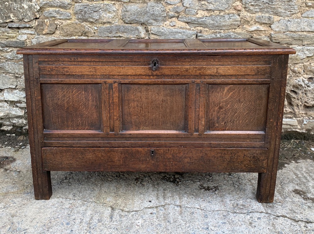 18th Century Georgian Oak Mule Chest