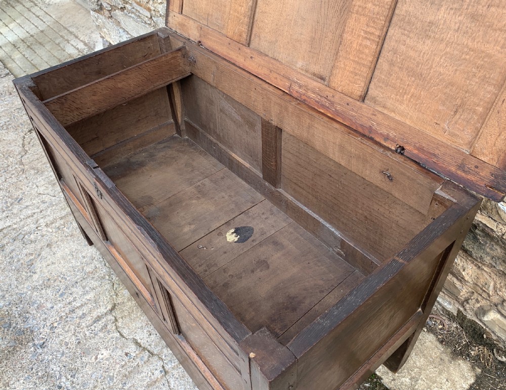18th Century Georgian Oak Mule Chest View XIII