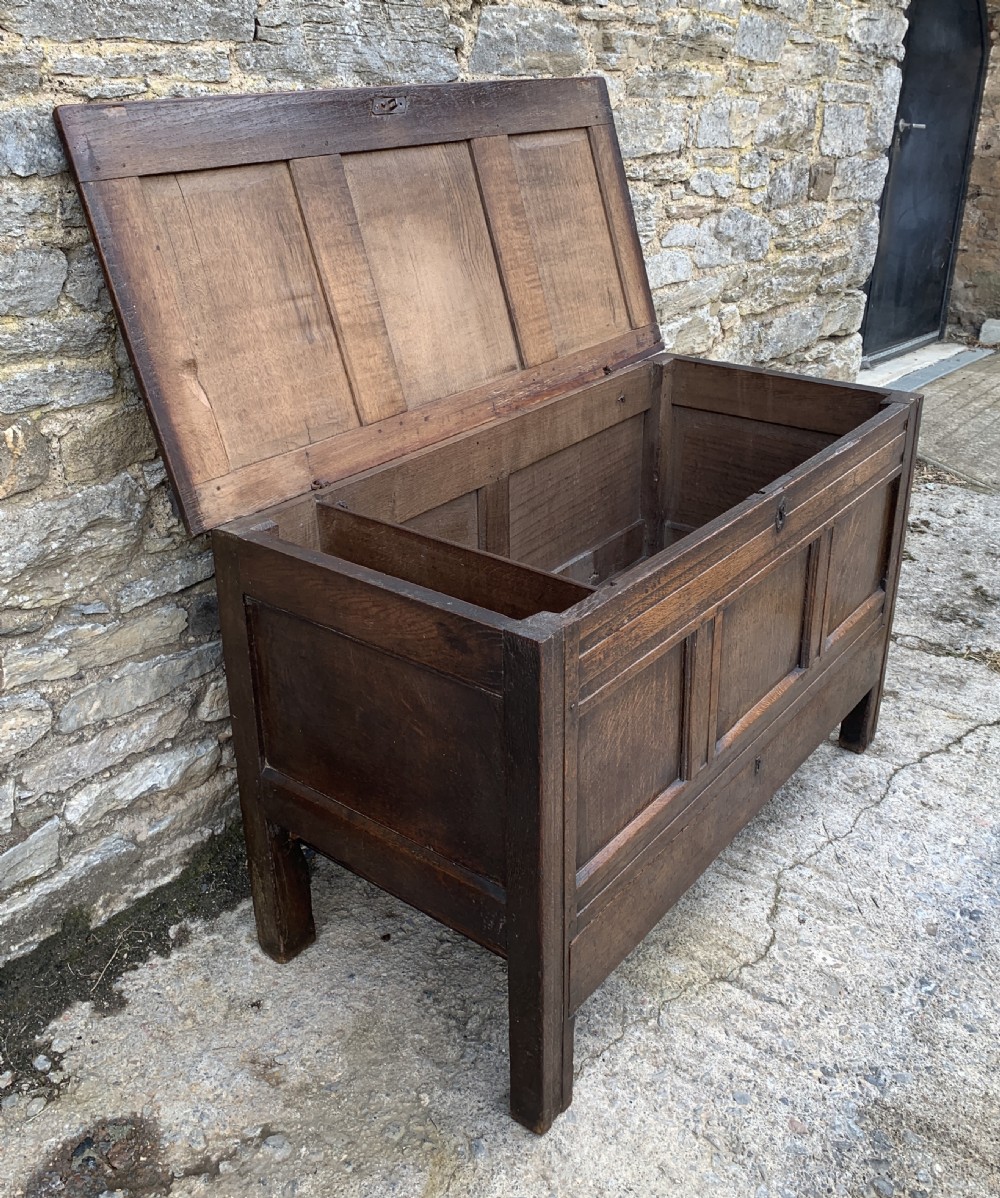 18th Century Georgian Oak Mule Chest View XVIII