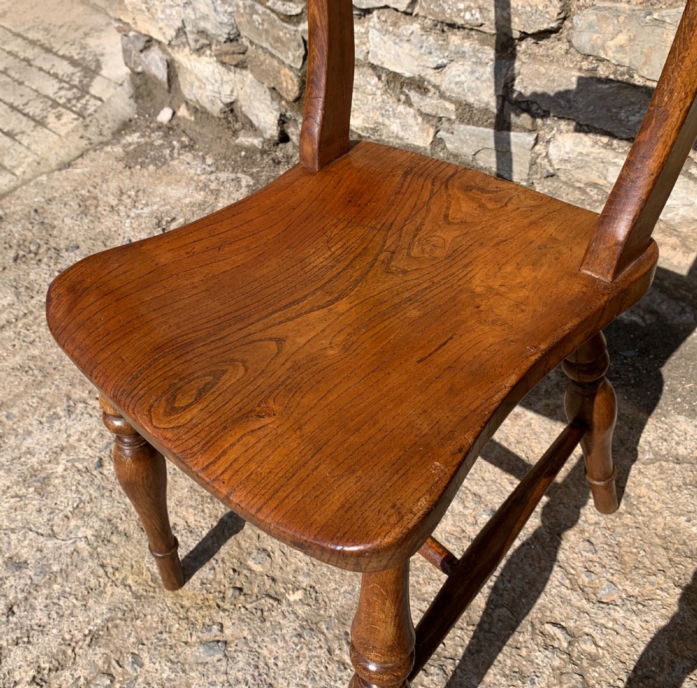 Set of 4 Victorian Bar Back Dining Chairs View VI
