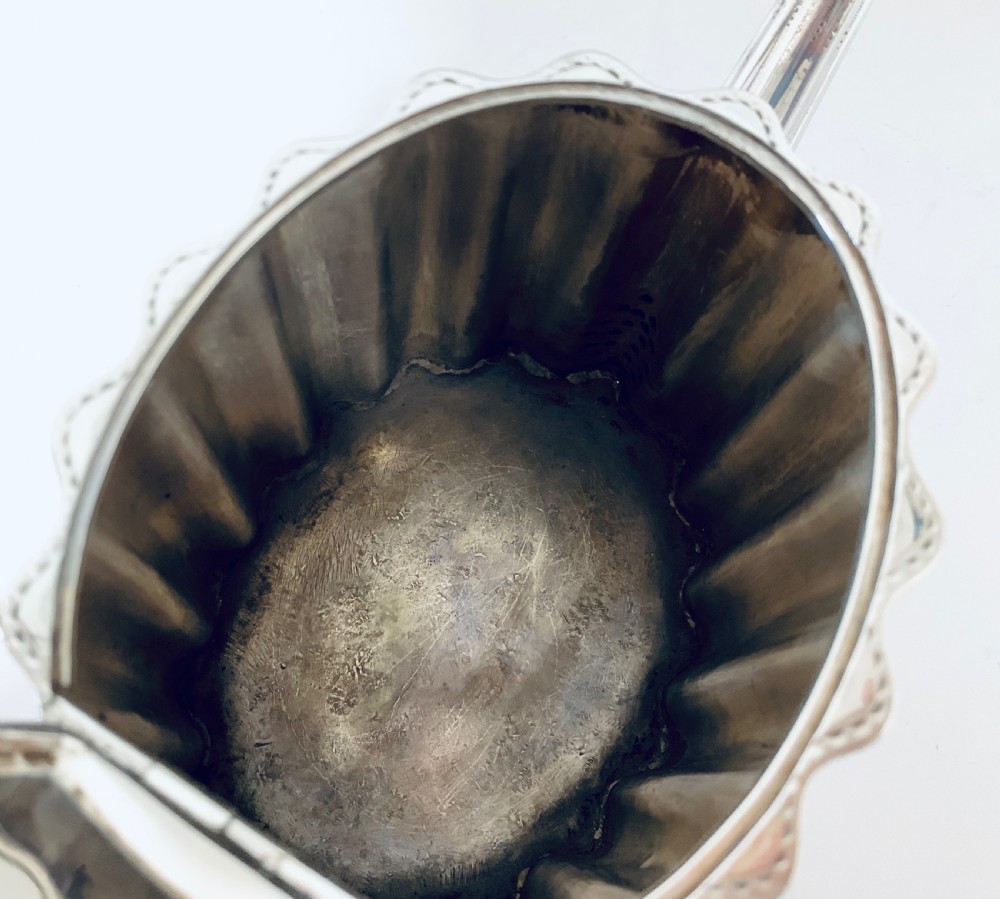 18th Century Georgian Solid Sterling Silver Teapot  View IX
