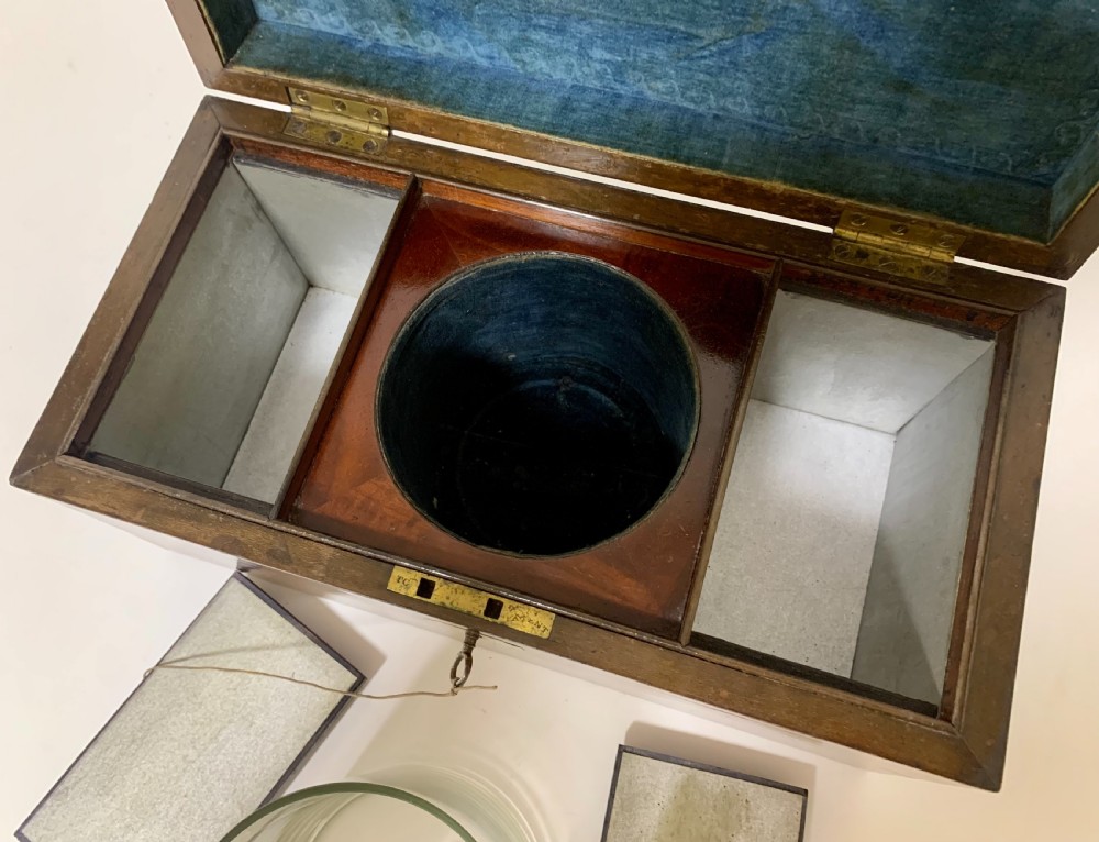 Antique Georgian Mahogany Tea Caddy Box View III