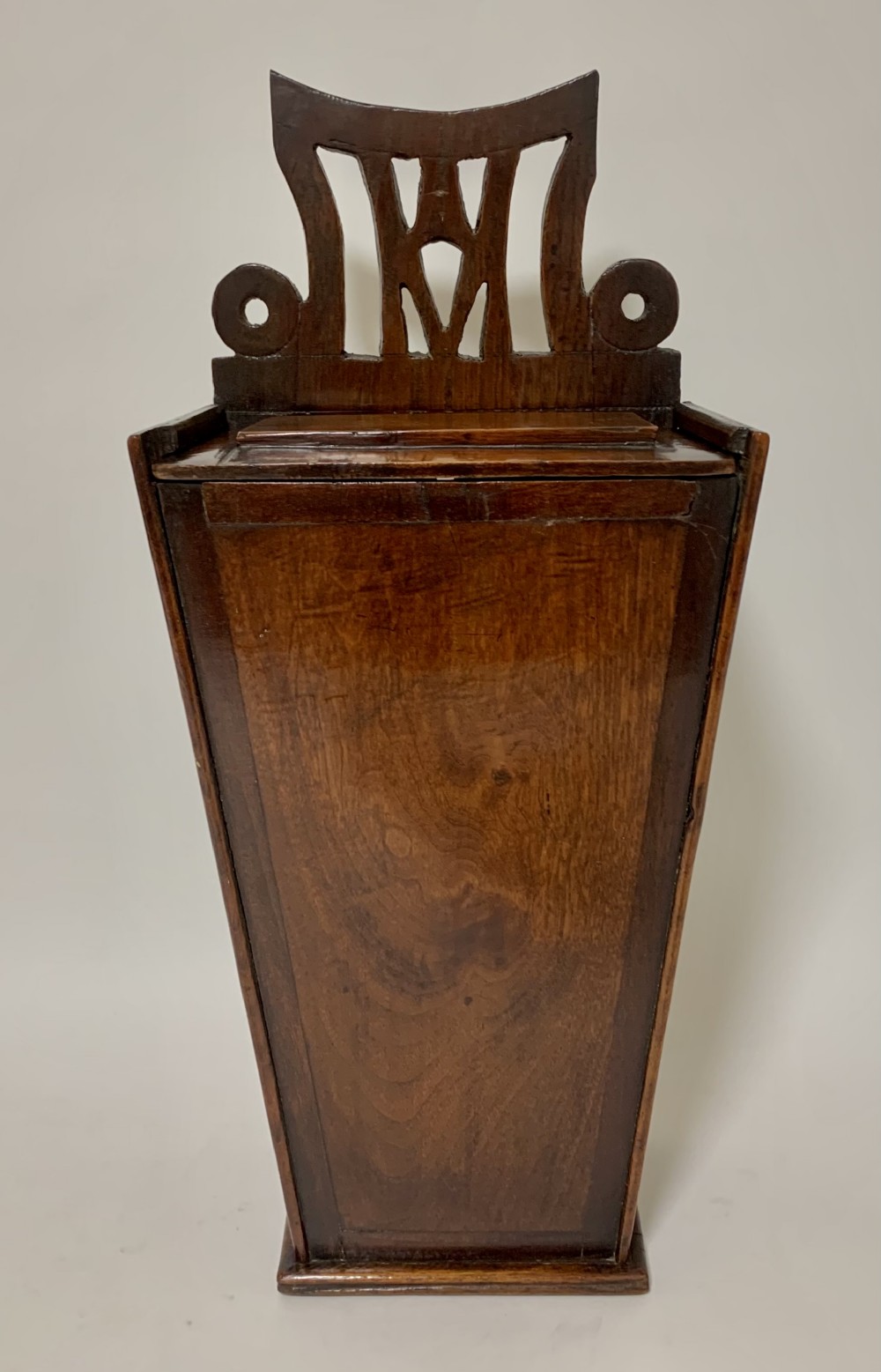 Antique Georgian Oak Candle Box