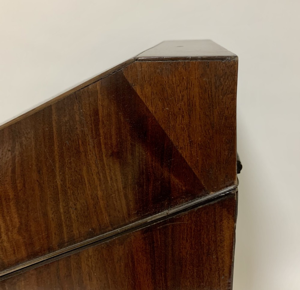 Antique Georgian Mahogany Inlaid Knife Box View XIII