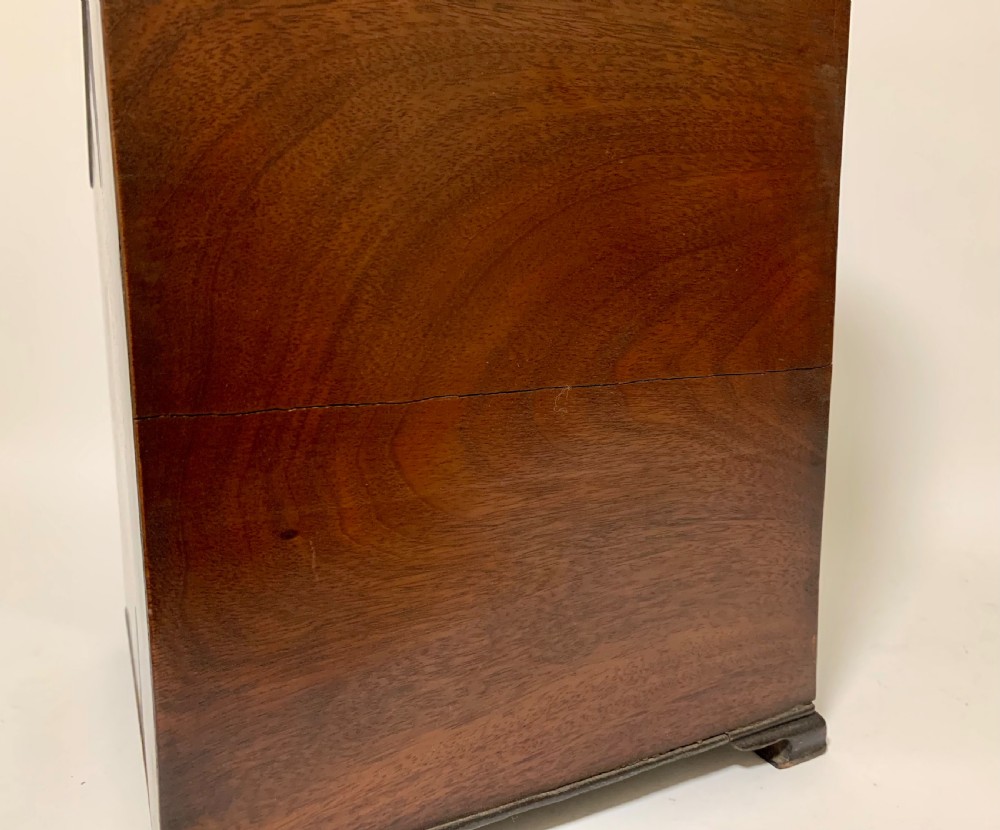 Antique Georgian Mahogany Inlaid Knife Box View XIV