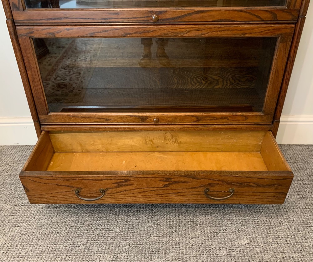 Antique Oak Stacking Lawyer's Bookcase View X