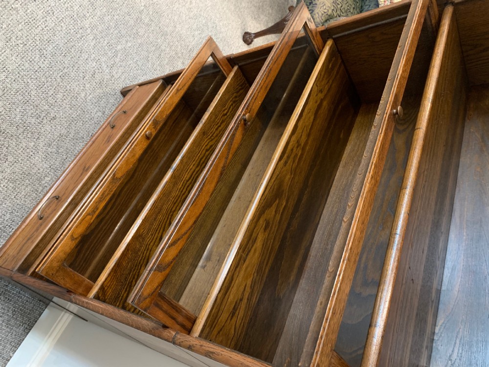 Antique Oak Stacking Lawyer's Bookcase View XIII